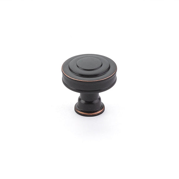 Oil Rubbed Bronze "Elite Geometric" Cabinet Knobs and Drawer Pulls