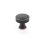 Oil Rubbed Bronze "Elite Geometric" Cabinet Knobs and Drawer Pulls