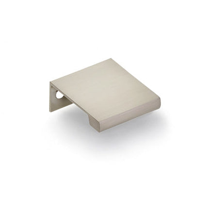 Satin Nickel "Dina" Tab Finger Drawer Pulls