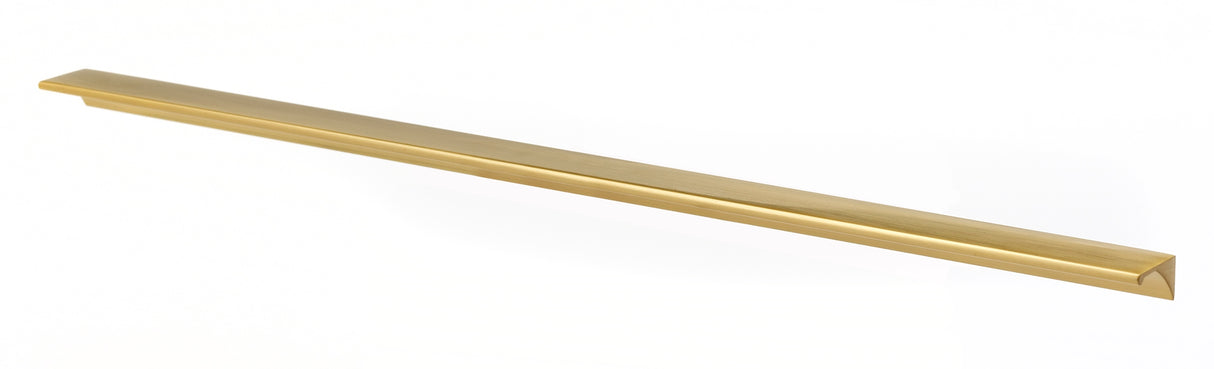 Satin Brass "Graham" Tab Drawer Pull - Forge Hardware Studio