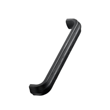 Black Stained Wood "Duona" Drawer Pulls - Euro • Knobs