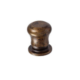 Worn Brass "Trento" Transitional Cabinet Knob and Drawer Pull