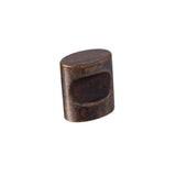 U-Shaped "Florence" Cabinet Knob and Drawer Pulls in Worn Brass