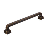 Worn Brass "Capri" Mission Drawer Pull