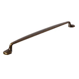 Worn Brass "Trento" Transitional Cabinet Knob and Drawer Pull