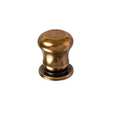 Antique Brass "Trento" Transitional Cabinet Knob and Drawer Pull