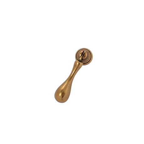 Antique Brass "Bari" Drop Pendant Cabinet Pull