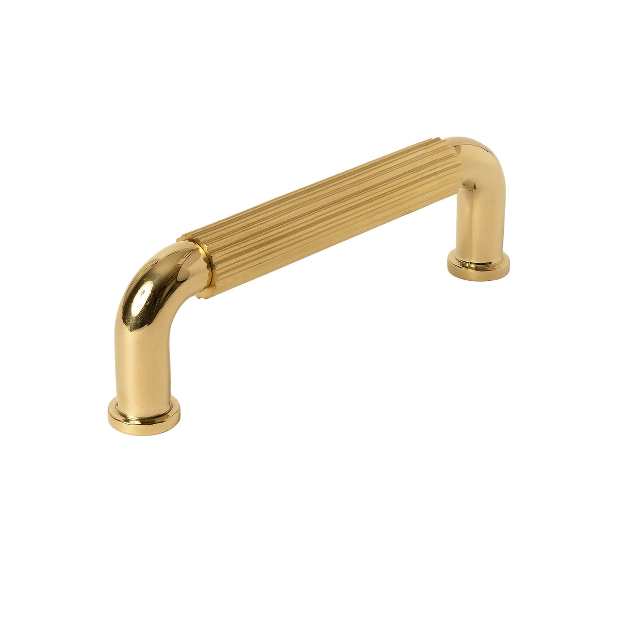 Unlacquered Brass "ES Fluted" Round Knobs and Pulls