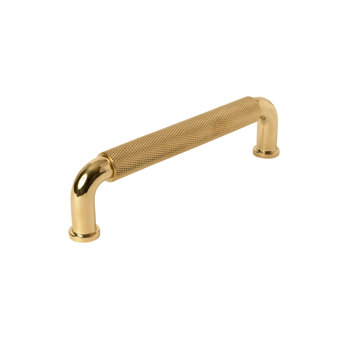 Unlacquered Brass "ES Knurled" Round Knobs and Drawer Pulls