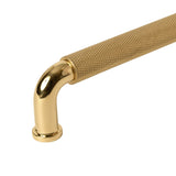 Unlacquered Brass "ES Knurled" Round Knobs and Drawer Pulls