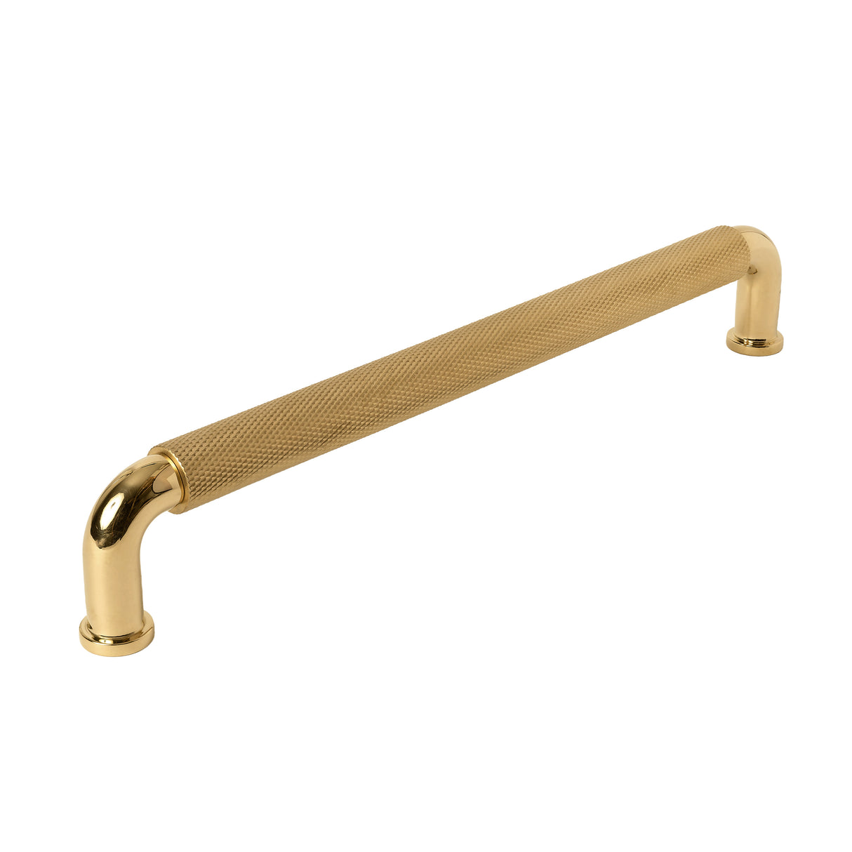 Unlacquered Brass "ES Knurled" Round Knobs and Drawer Pulls