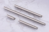 Lew's Finger Cabinet Knobs and Pulls in Brushed Nickel