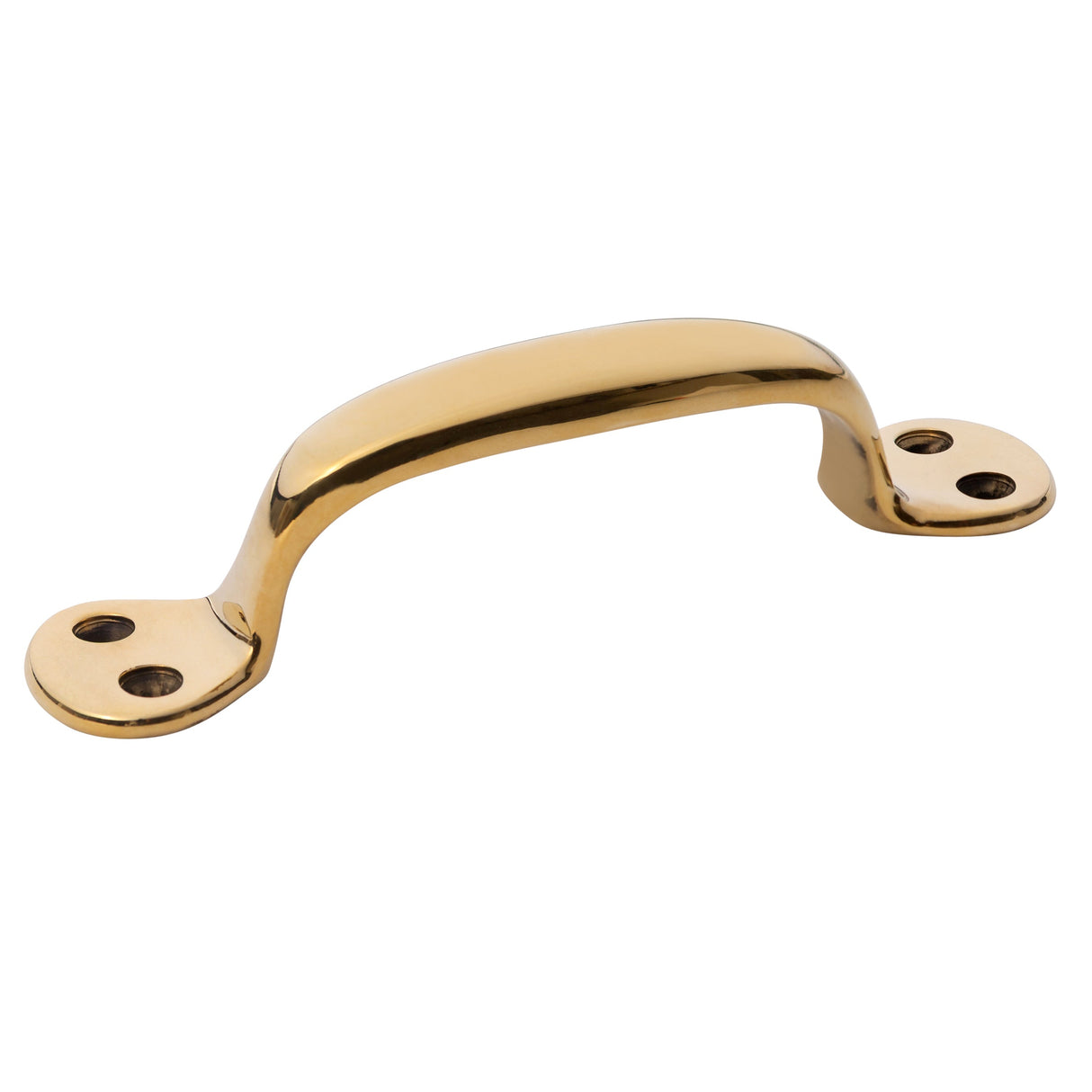 Unlacquered Brass "Emile" Drawer Pull