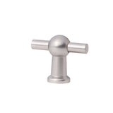 Brushed Nickel "Elodie" T-Knob and Drawer Pull
