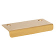 Satin Brass "Forme" Edge Drawer Pulls - Industry Hardware