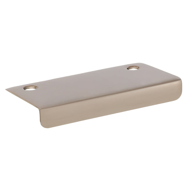 Polished Nickel "Forme" Edge Drawer Pulls - Industry Hardware
