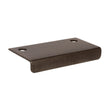 Antique Nickel "Forme" Edge Drawer Pulls - Industry Hardware