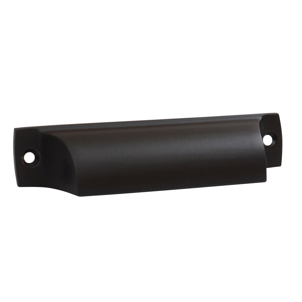 Matte Black "Ballard" Cup Drawer Pull