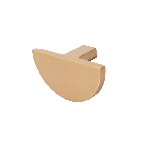 Champagne Bronze "Arlow" Half-Moon Drawer Pull