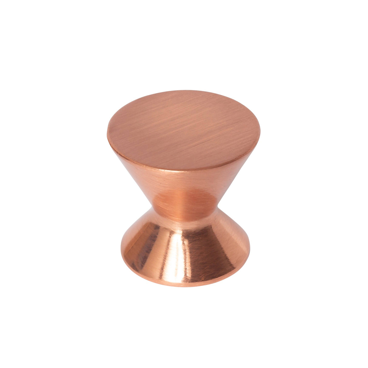 Brushed Copper "Core" Drawer Pulls and Knob