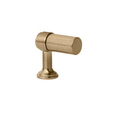 Knurled Champagne Bronze "Transitional" Cabinet Knobs and Drawer Pulls