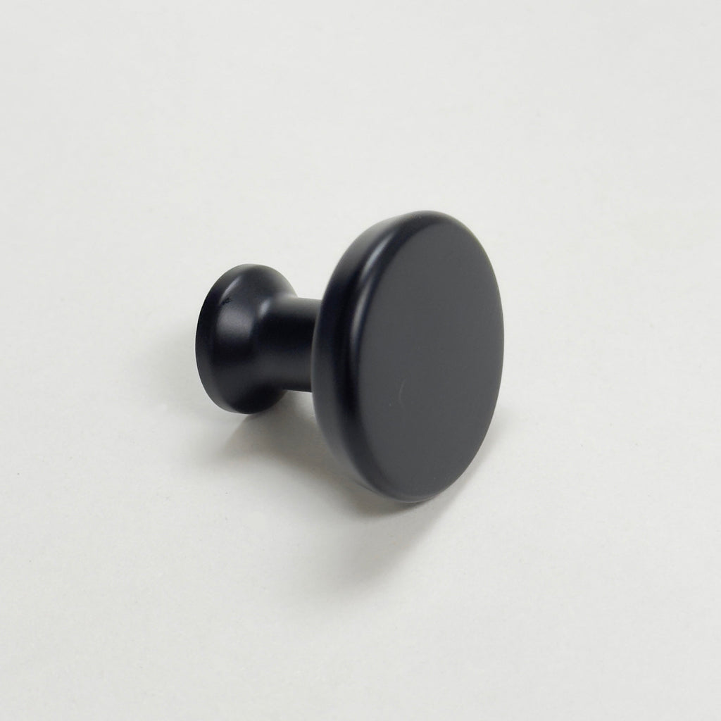 Matte Black Cabinet Hardware "Collin" Drawer Pulls and Cabinet Knobs - Forge Hardware Studio