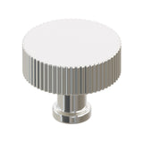 Polished Nickel "ES Fluted" Round Knobs and Drawer Pulls