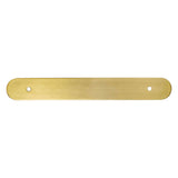 Champagne Bronze Rounded Drawer Pull Backplates