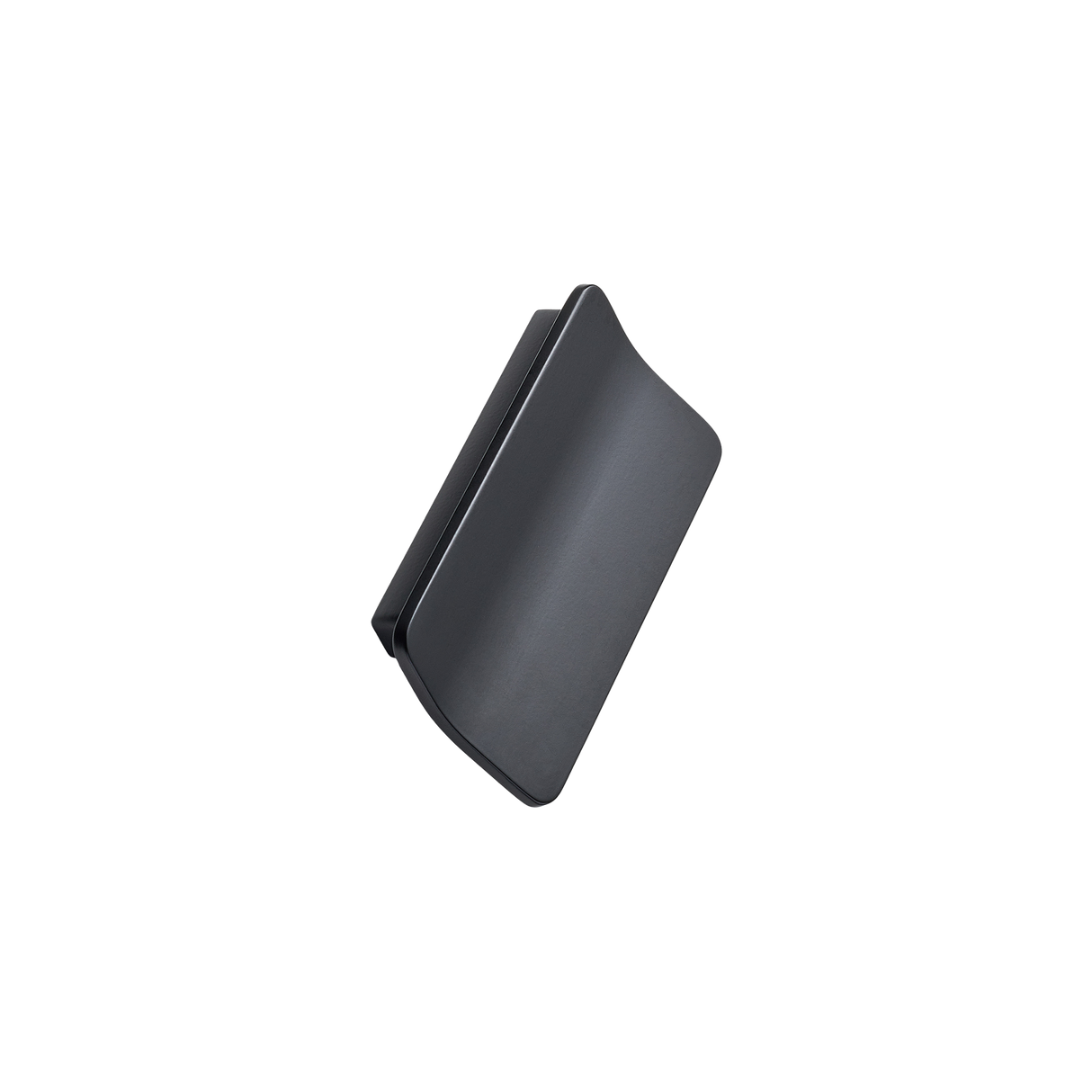 Matte Black "Leaf" Tab Drawer Pulls - Forge Hardware Studio
