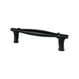 Matte Black "Amelia" Cabinet Knob and Drawer Pulls