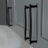 Matte Black "Amelia" Cabinet Knob and Drawer Pulls