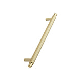 Brushed Gold "Manor" Knurled Cabinet Knobs and Drawer Pulls - Euro • Knobs