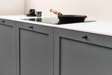 Matte Black "Motion" Knob and Drawer Pull