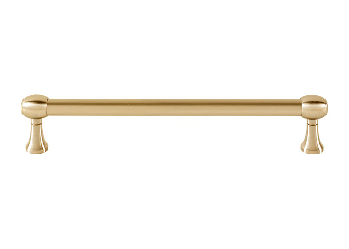 Satin Brass "Solace" Cabinet Knobs and Drawer Pulls