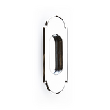 Rectangular Flush "Fleur" Solid Brass Recess Door Pull in Polished Chrome | Drawer Pull