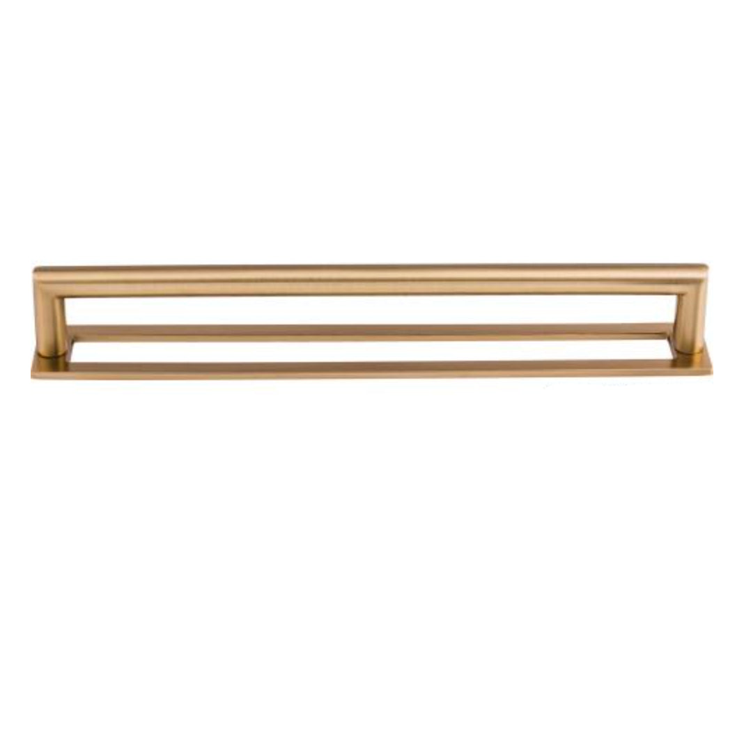 Champagne Bronze "City" Drawer Pulls and Knob with Backplate - Forge Hardware Studio