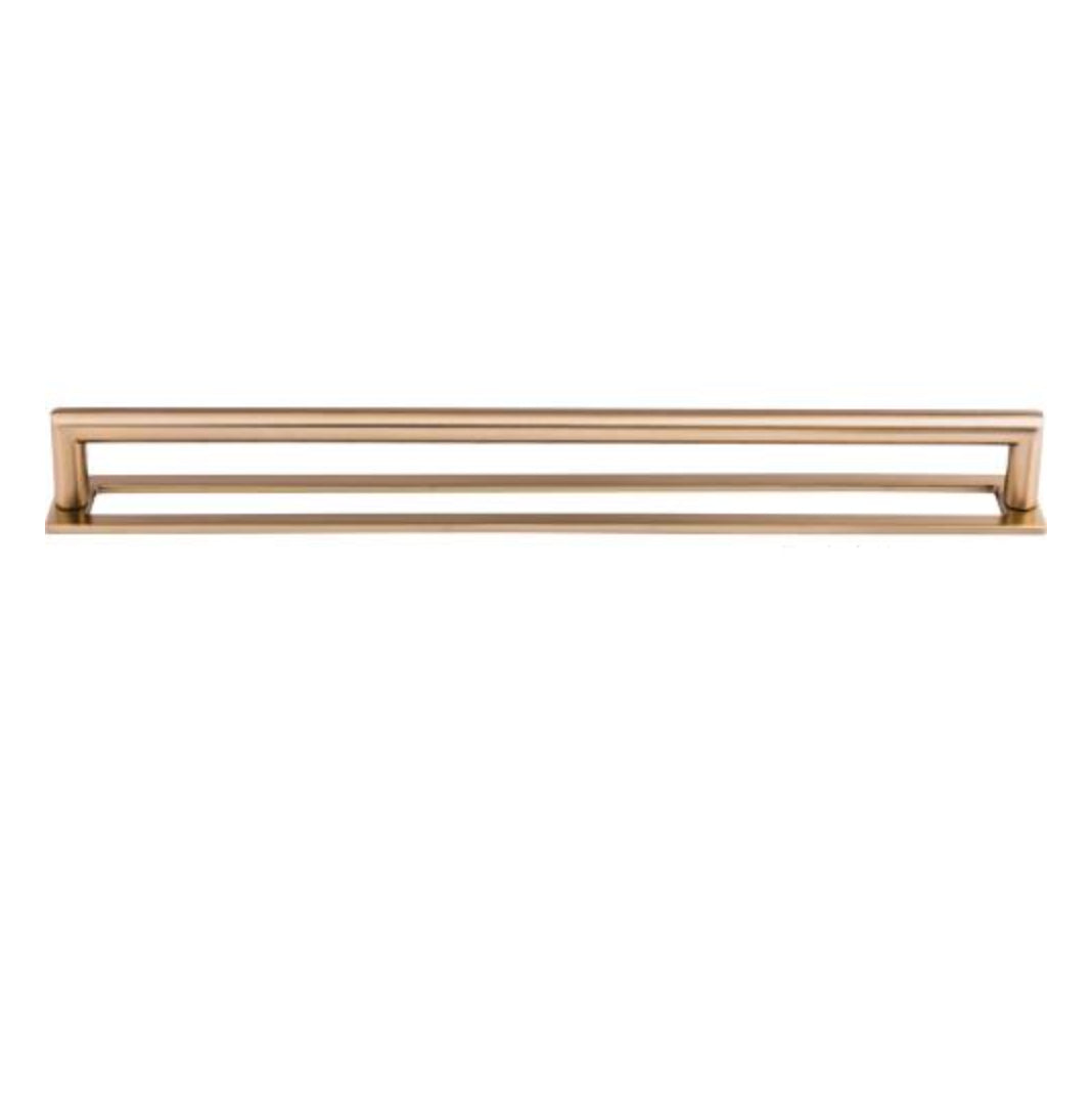 Champagne Bronze "City" Drawer Pulls and Knob with Backplate - Forge Hardware Studio