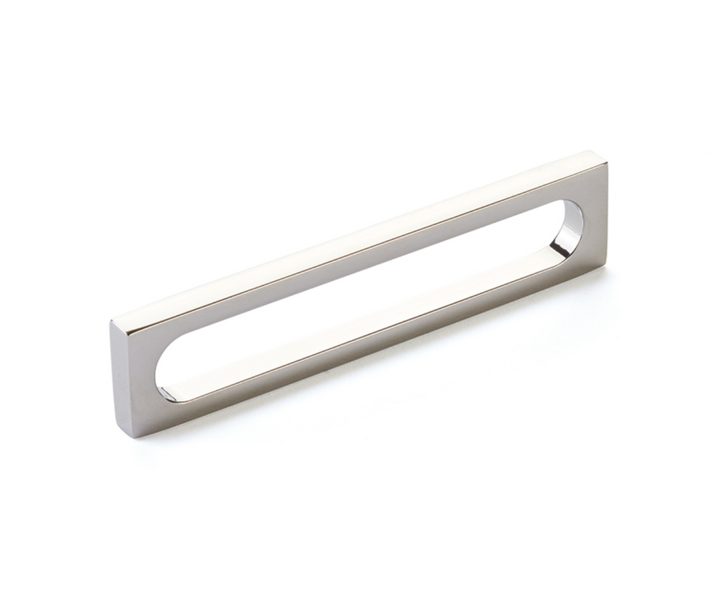 Polished Nickel "Loop" Square Drawer Pulls and Cabinet Knobs - Forge Hardware Studio
