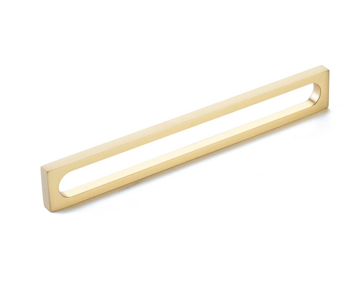 Vintage Brass "Loop" Square Drawer Pulls and Cabinet Knobs - Forge Hardware Studio