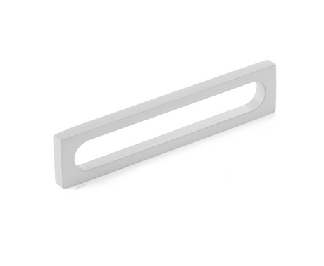 Matte White "Loop" Square Drawer Pulls and Cabinet Knobs - Forge Hardware Studio