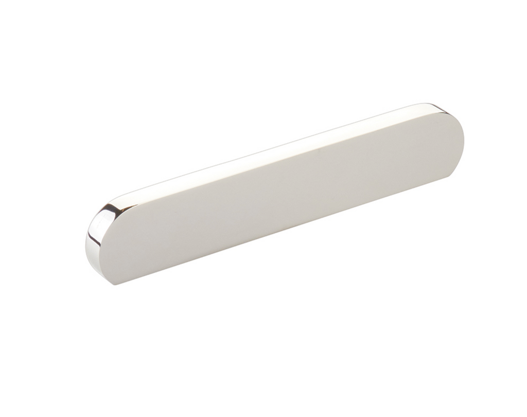 Polished Nickel "Bit" Rounded Drawer Pulls and Cabinet Knobs - Forge Hardware Studio