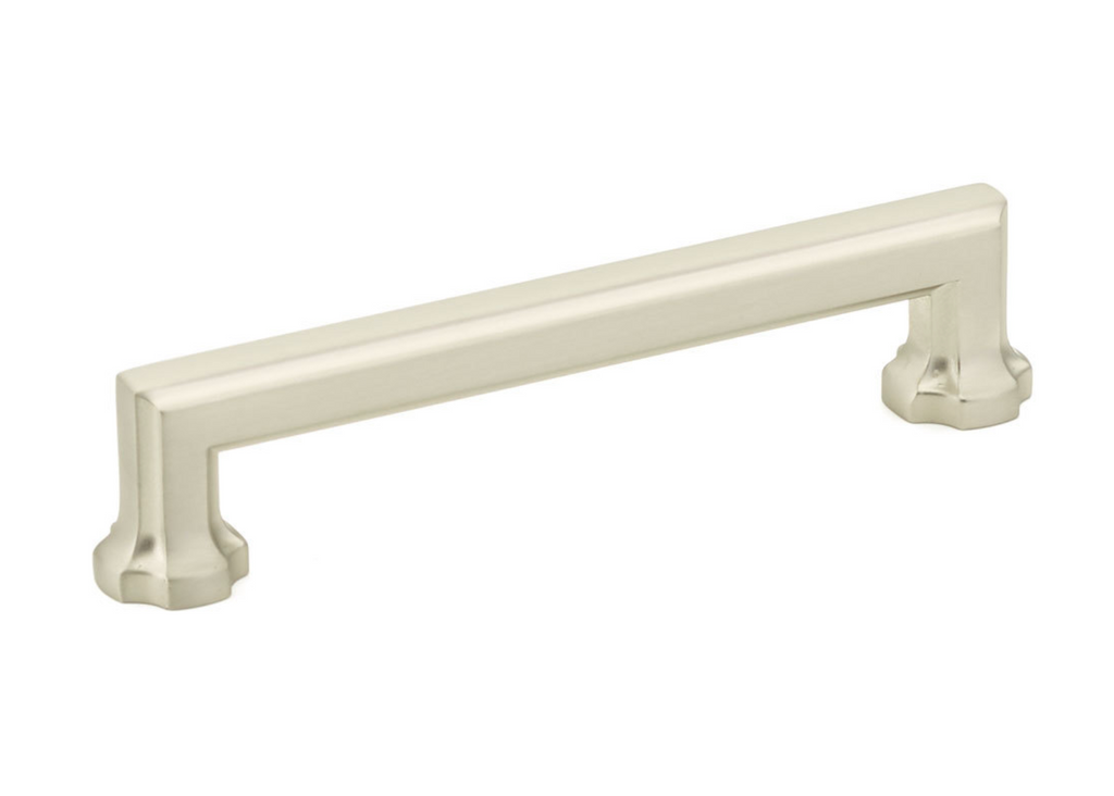 Satin Nickel "Regal" Cabinet Knobs and Drawer Pull - Forge Hardware Studio
