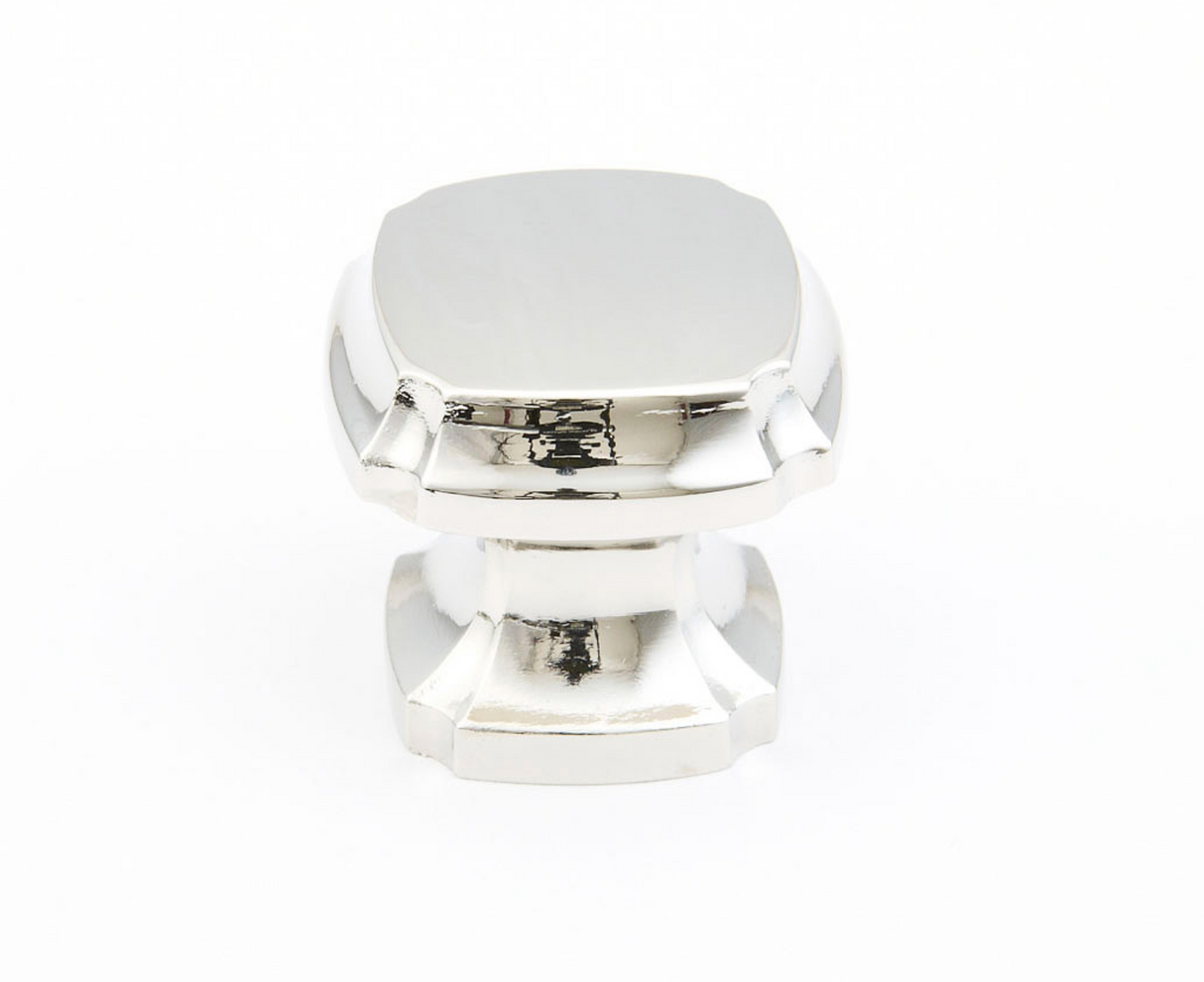 Polished Nickel "Regal" Cabinet Knobs and Drawer Pull - Forge Hardware Studio