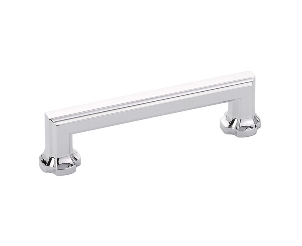 Polished Chrome "Regal" Cabinet Knobs and Drawer Pulls - Forge Hardware Studio
