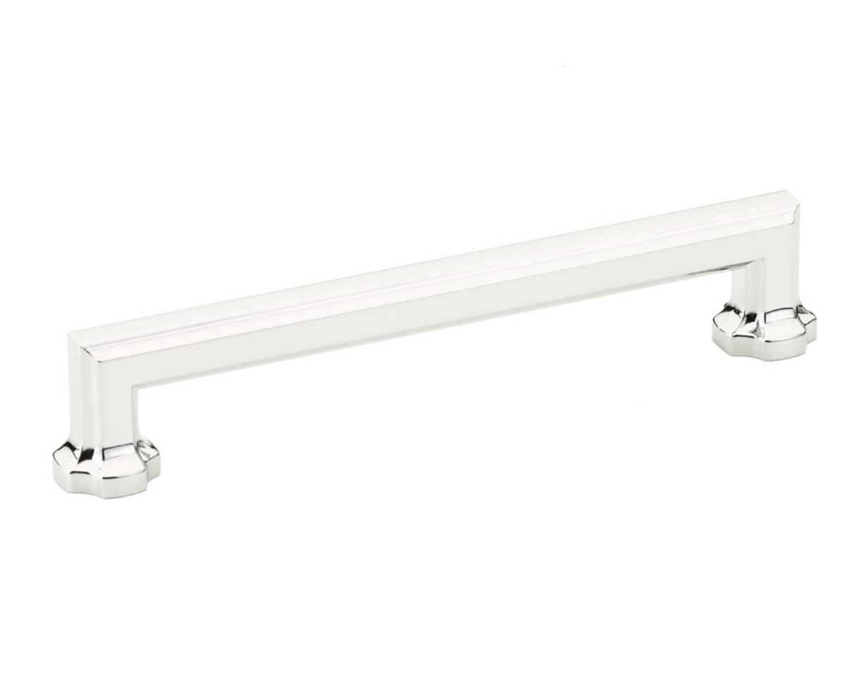 Polished Chrome "Regal" Cabinet Knobs and Drawer Pulls - Forge Hardware Studio