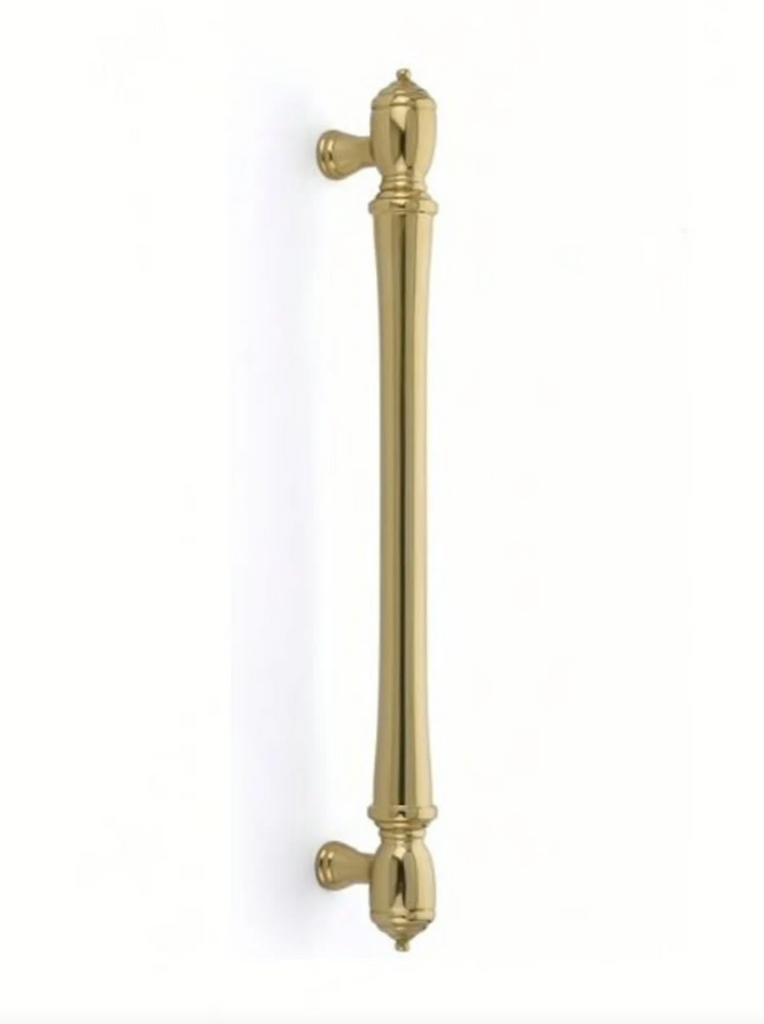 Unlacquered Polished Brass "Heritage" Appliance Pull- Kitchen Appliance Handles - Forge Hardware Studio