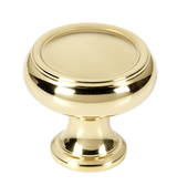 Unlacquered Brass "Perry" Cabinet Knobs and Drawer Pulls - Industry Hardware