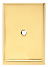 Unlacquered Brass Backplates for Cabinet Knobs - Forge Hardware Studio