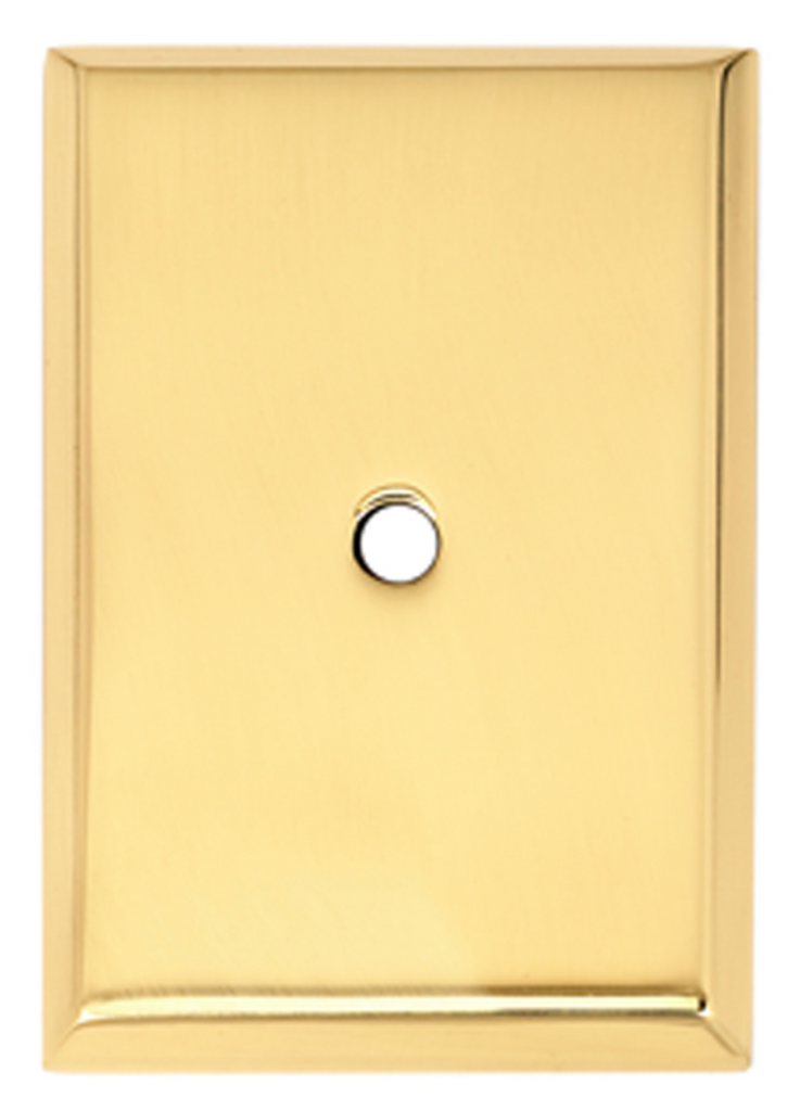 Unlacquered Brass Backplates for Cabinet Knobs - Forge Hardware Studio