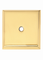 Unlacquered Brass Backplates for Cabinet Knobs - Forge Hardware Studio